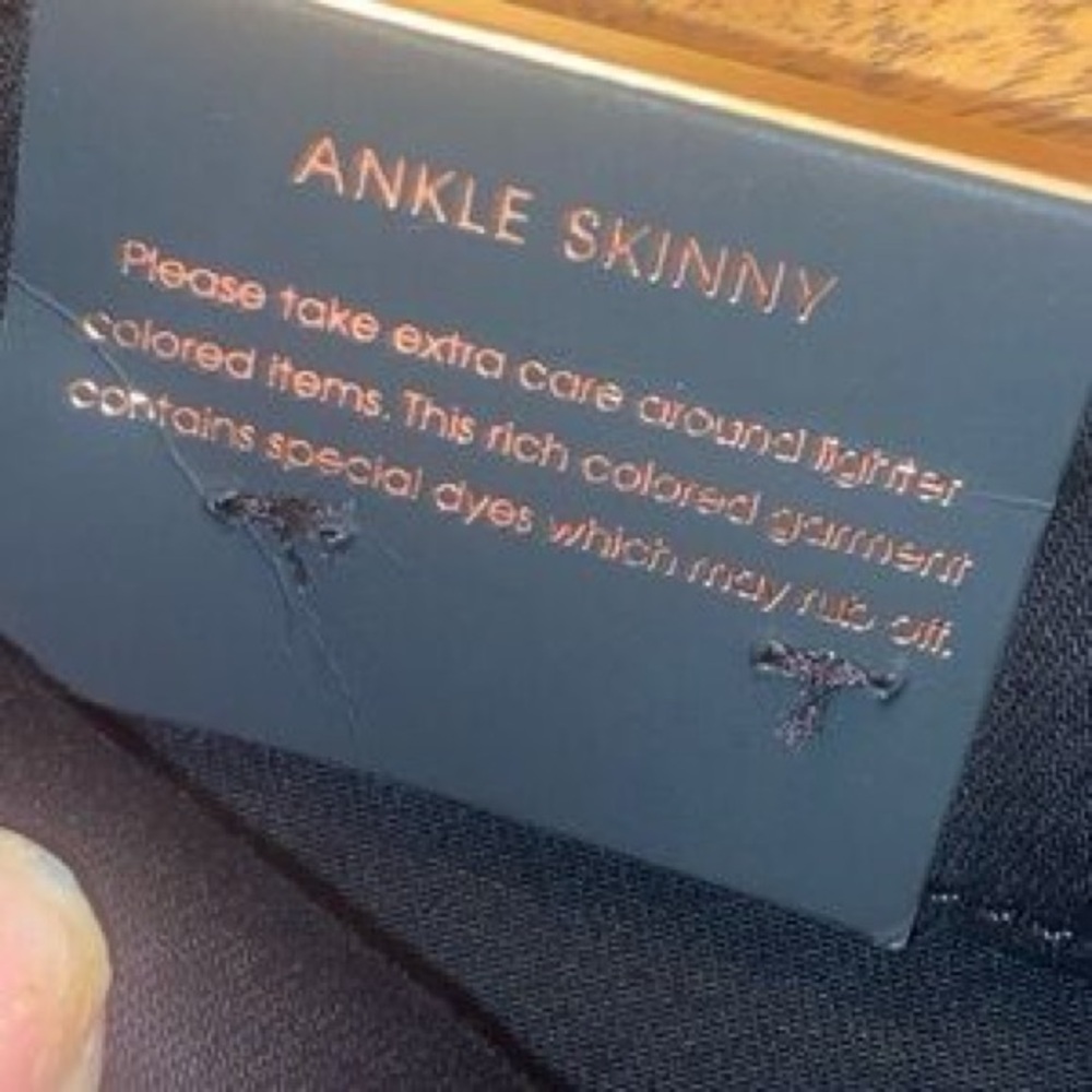 NWT Jen 7 For All Mankind Jeweled Black Ankle Skinny Jeans, sz 14 - Picture 13 of 16